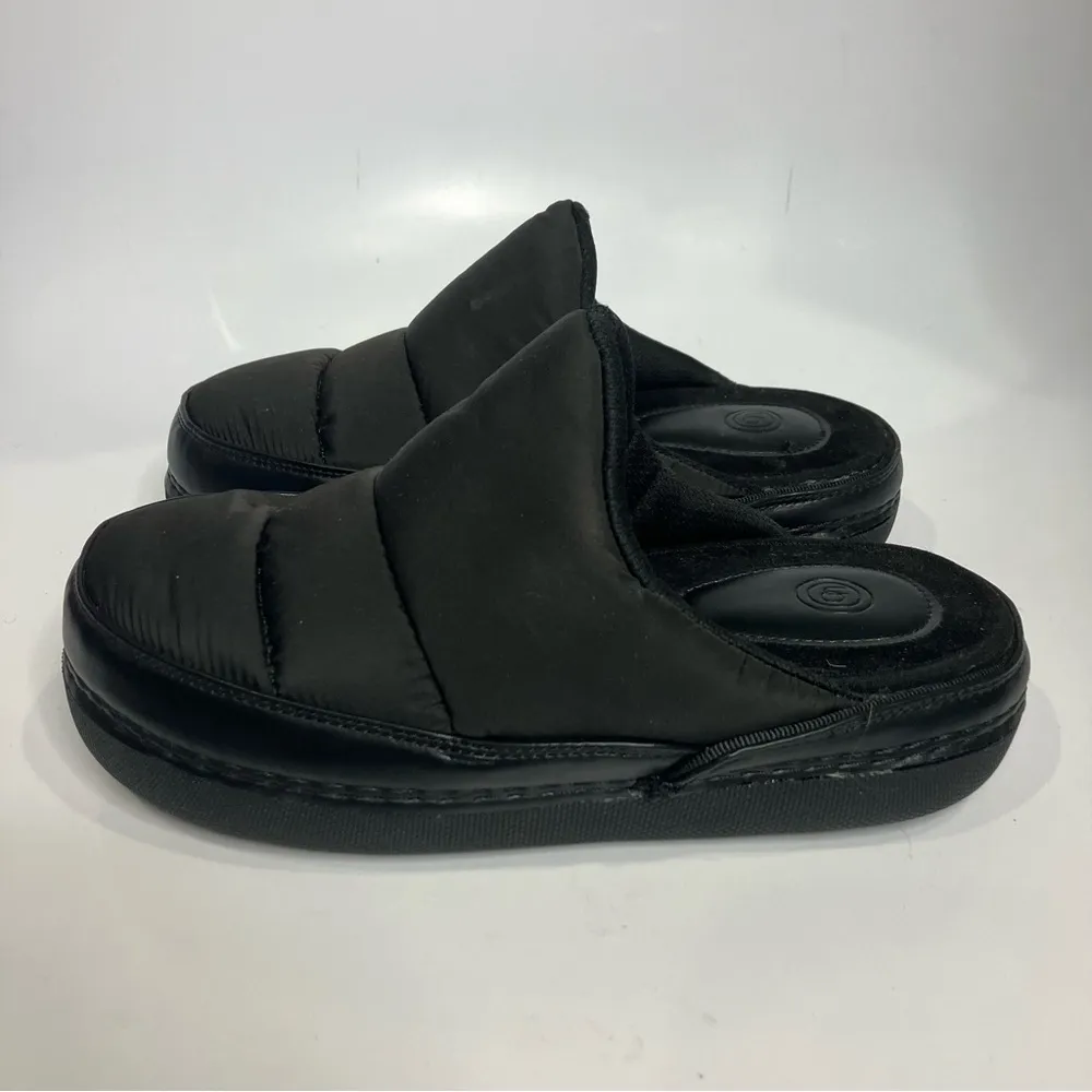 Urban outfitters Lily puffer slip on shoes slippers black‎ womens size 7 trendy - Image 2