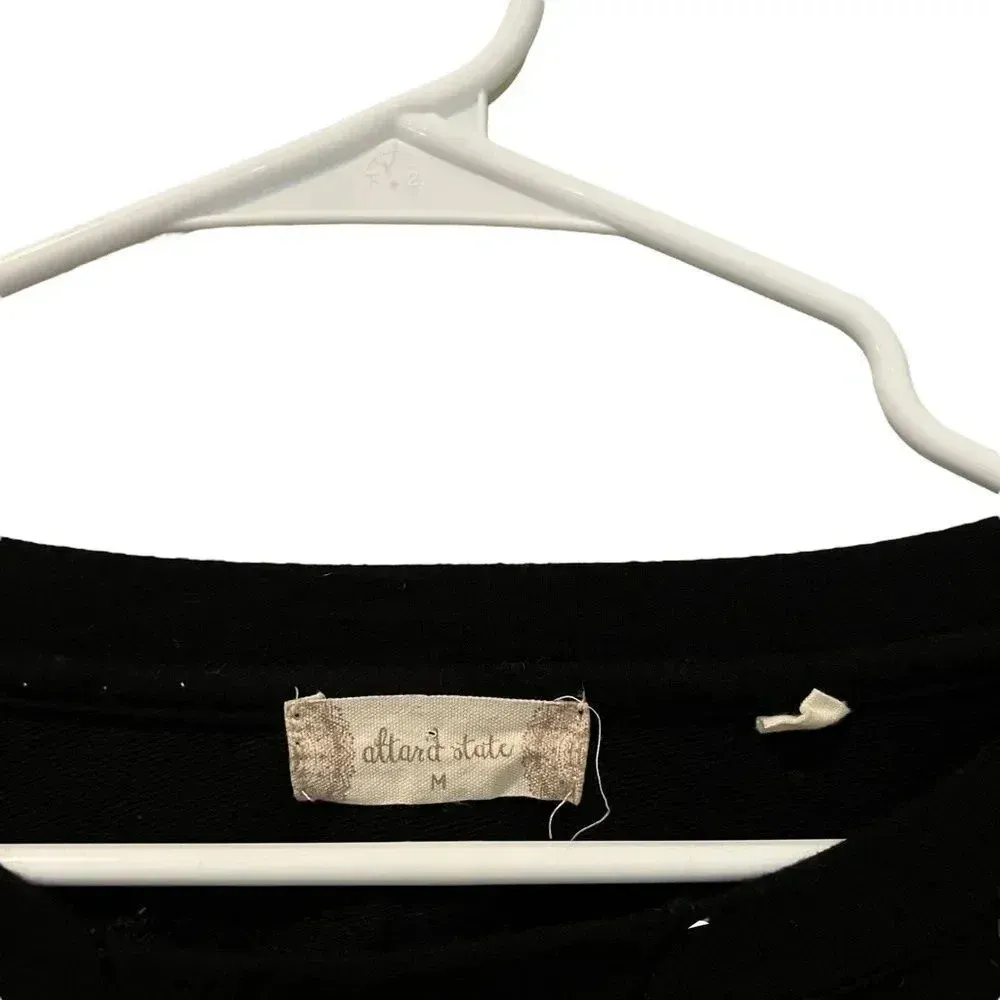 Altar’d State Crop Top Faux Fur Black Size‎ Medium - Image 4