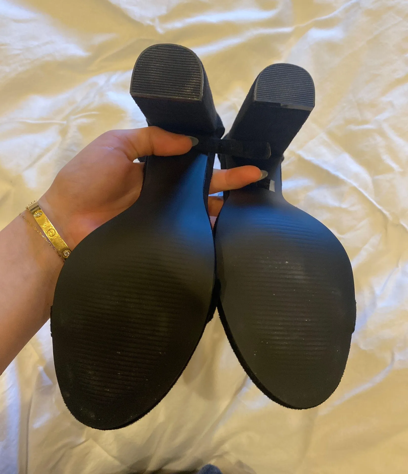 Pretty Little Thing Basic Black Heels - Image 4