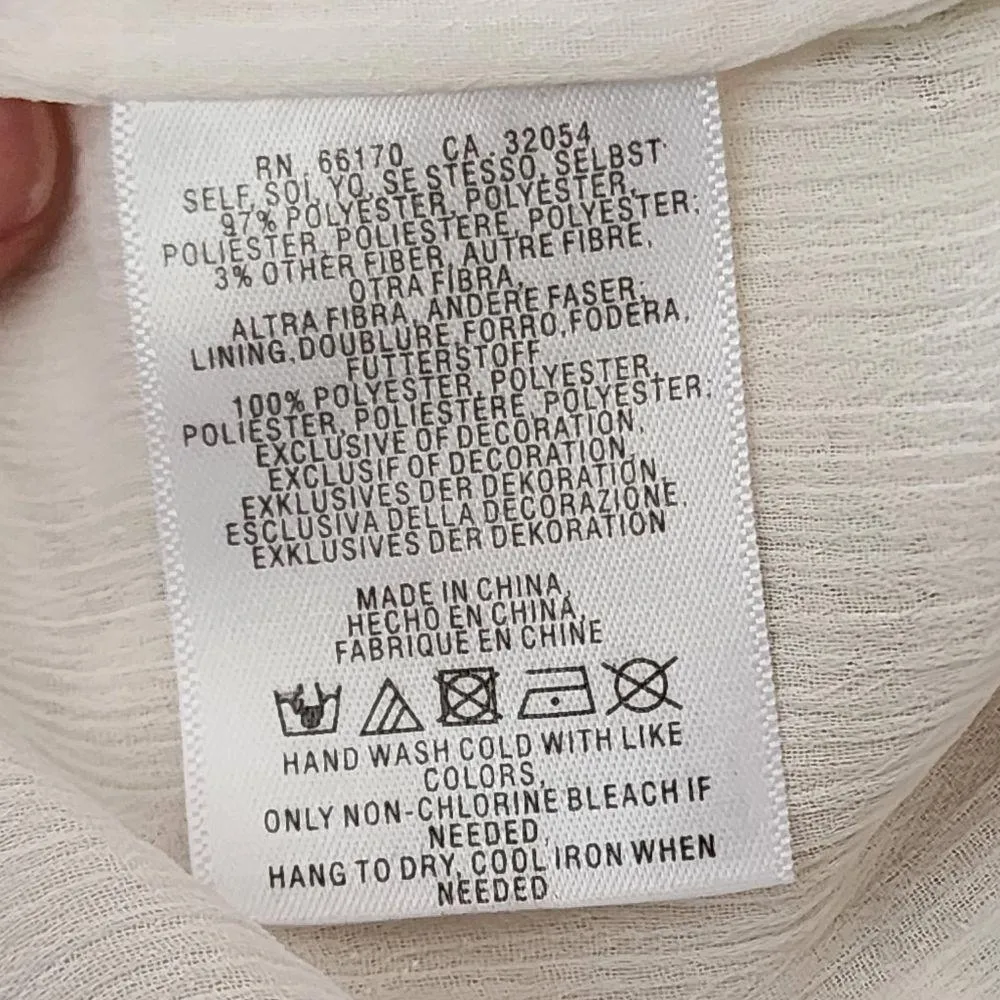 Anthropologie Daniel Rainn Kaya Green White Peasant Blouse Size Small - Image 8