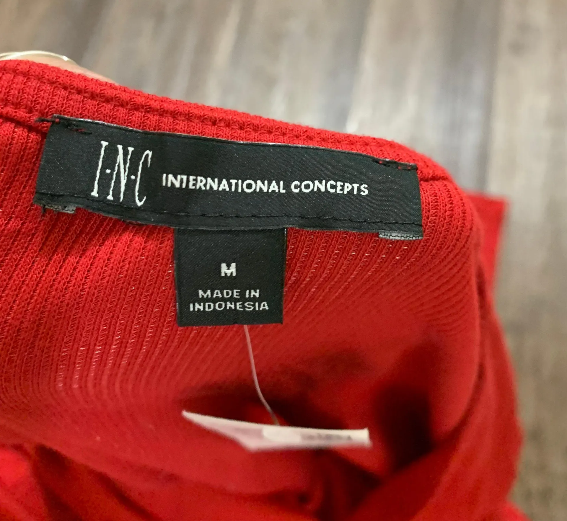 INC  Red Long Sleeve Top - Image 10