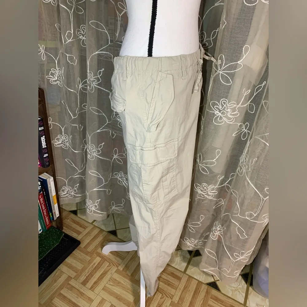 H&M Khaki Cargo Jogger Pants - Image 4