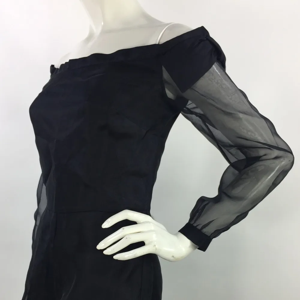 Dazy Silk Romper Black Sz XS - Image 10