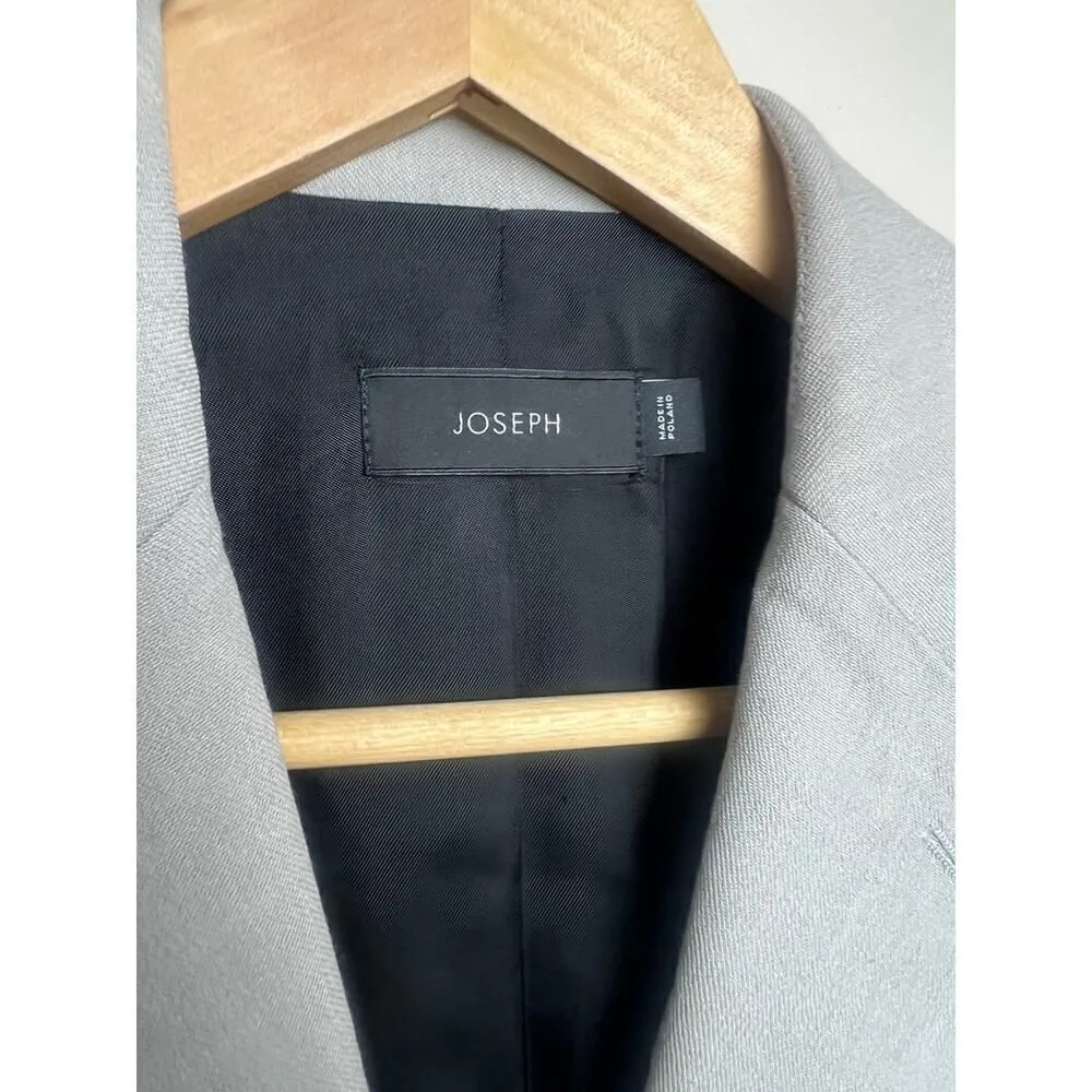 Joseph  Laurent Grey Linen Blazer Sz. 36 (US S/4) - Image 3