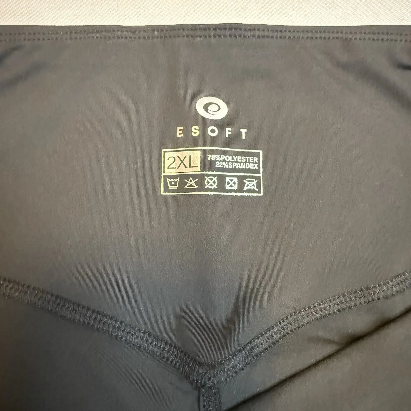 Esoft Set/2 Flare Leg Yoga Work Pants Navy/Black Plus‎ Sz 2X Business Casual # - Image 6