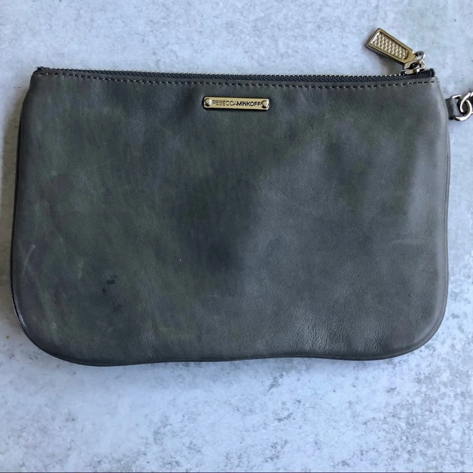 Rebecca Minkoff Gray Wristlet Clutch - Image 5