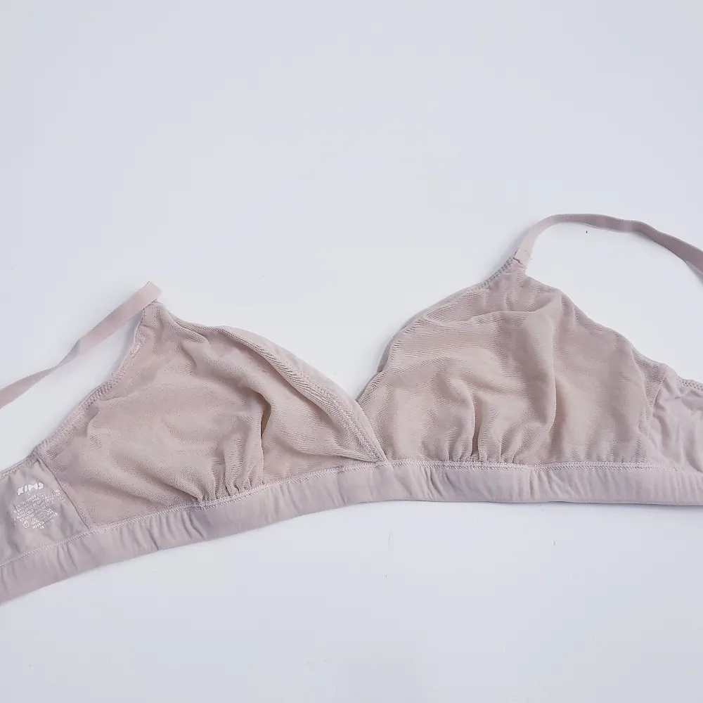 Skims Cream Unlined Mesh Bralette - Image 6