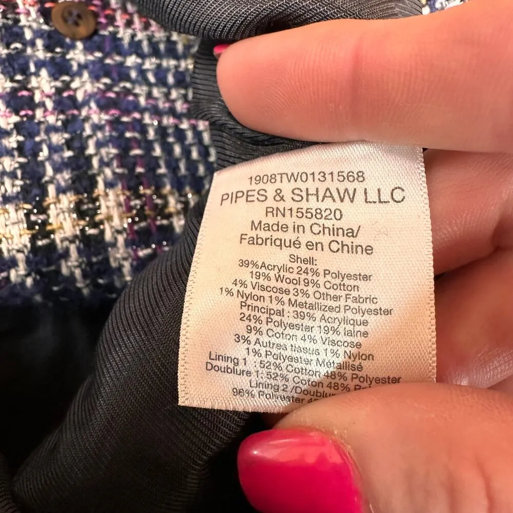 Veronica Beard  Jerry Tweed Dickey Jacket Blazer Size 2 - Image 2