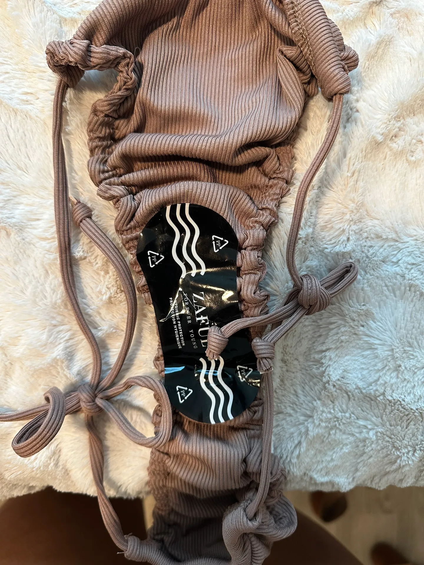 Ribbed Two Tone Bikini Set - Image 6