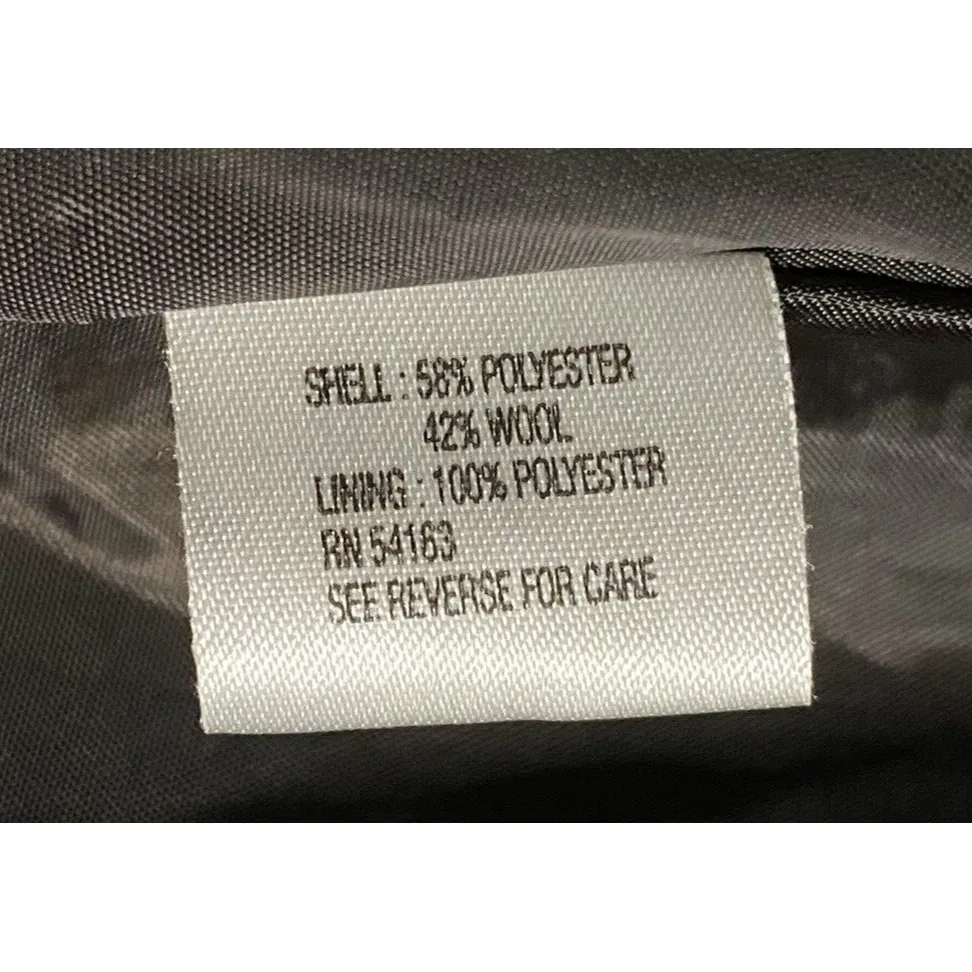 EUC Calvin Klein Brown Tweed double breasted Suit Jacket Sz 6‎ - Image 7