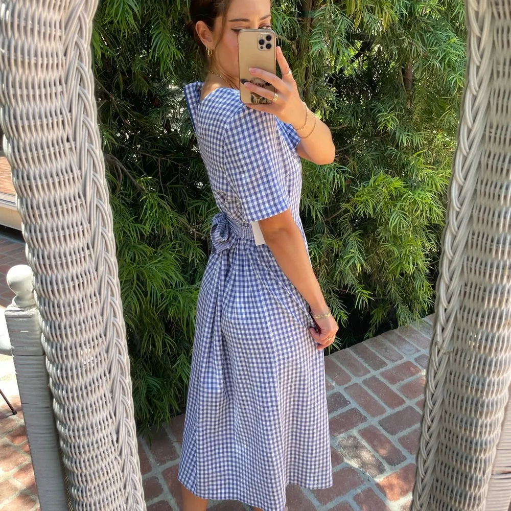 Vintage Kathie Lee collection plaid midi dress - Image 3