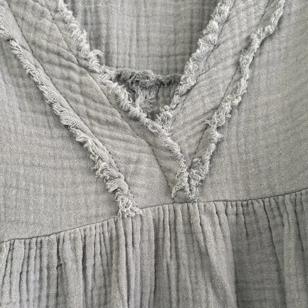 Zenana Teal Gauze Dress - Image 6