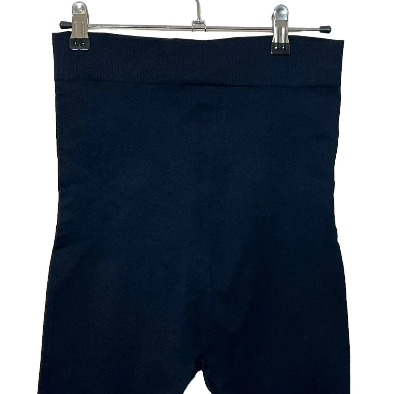 Blanqi Maternity Crop Leggings Navy Belly Support Stretch Women’s Medium Blue Size undefined - Image 7