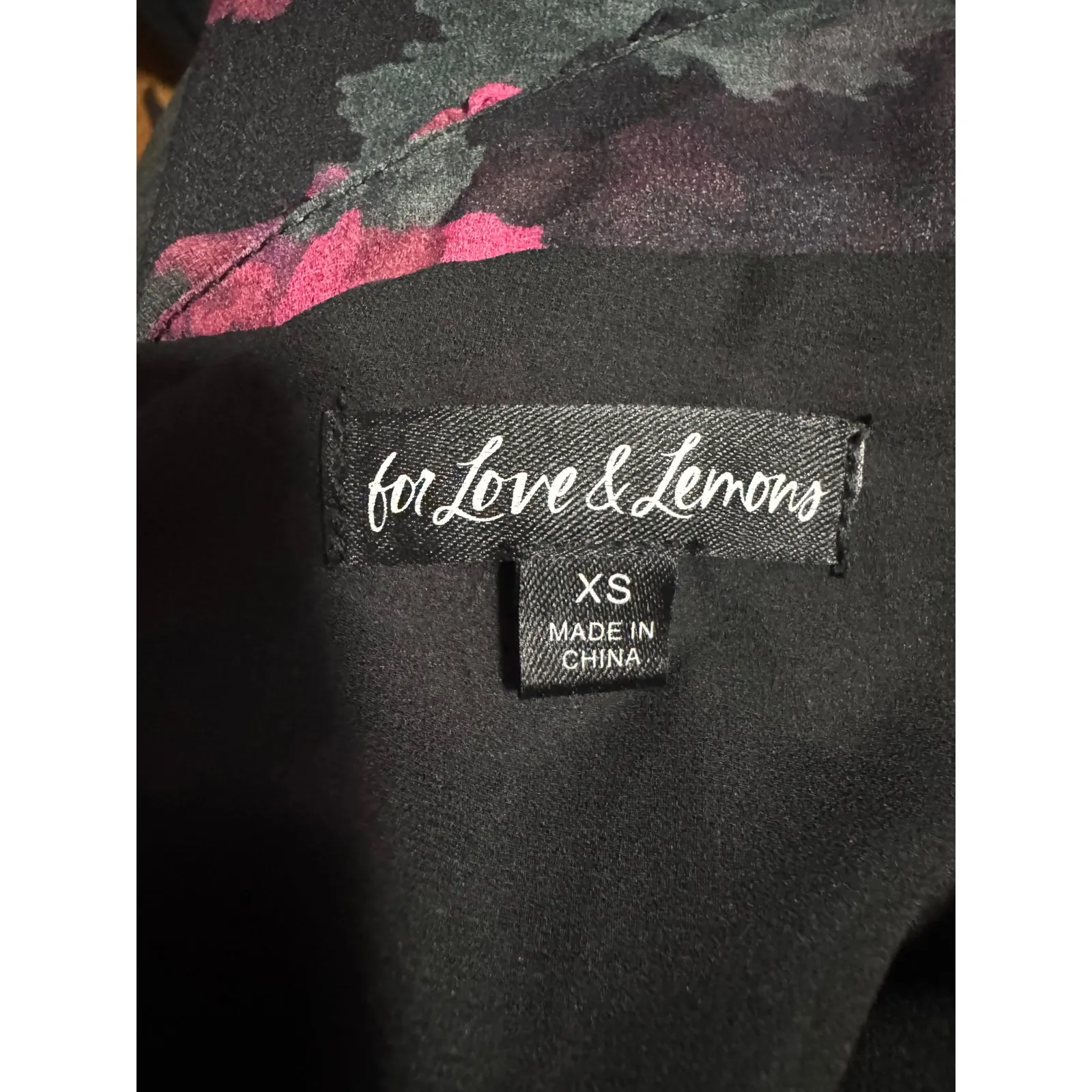 For Love & Lemons Teagan Strapless Floral Maxi Dress XS Holiday Winter Wedding Black - Image 4