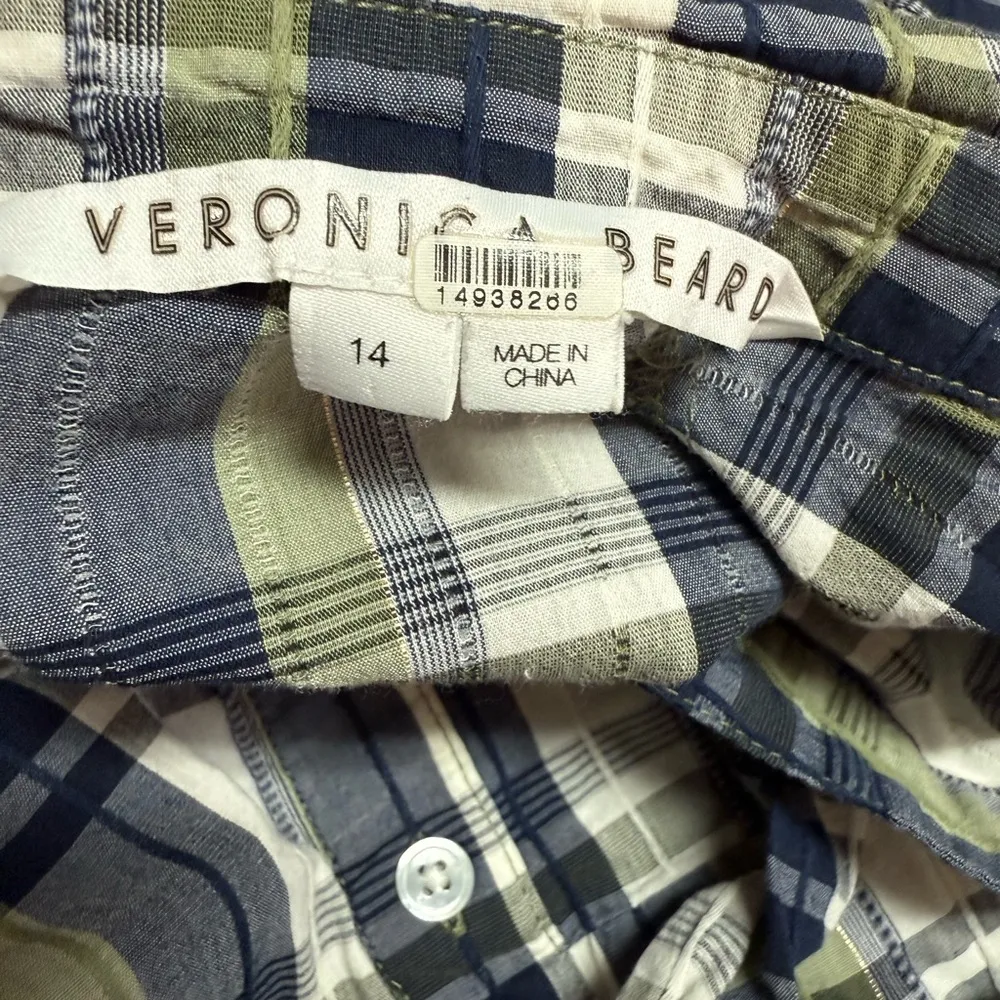 Veronica Beard Copelyn plaid cotton-blend shirt dress - Image 9