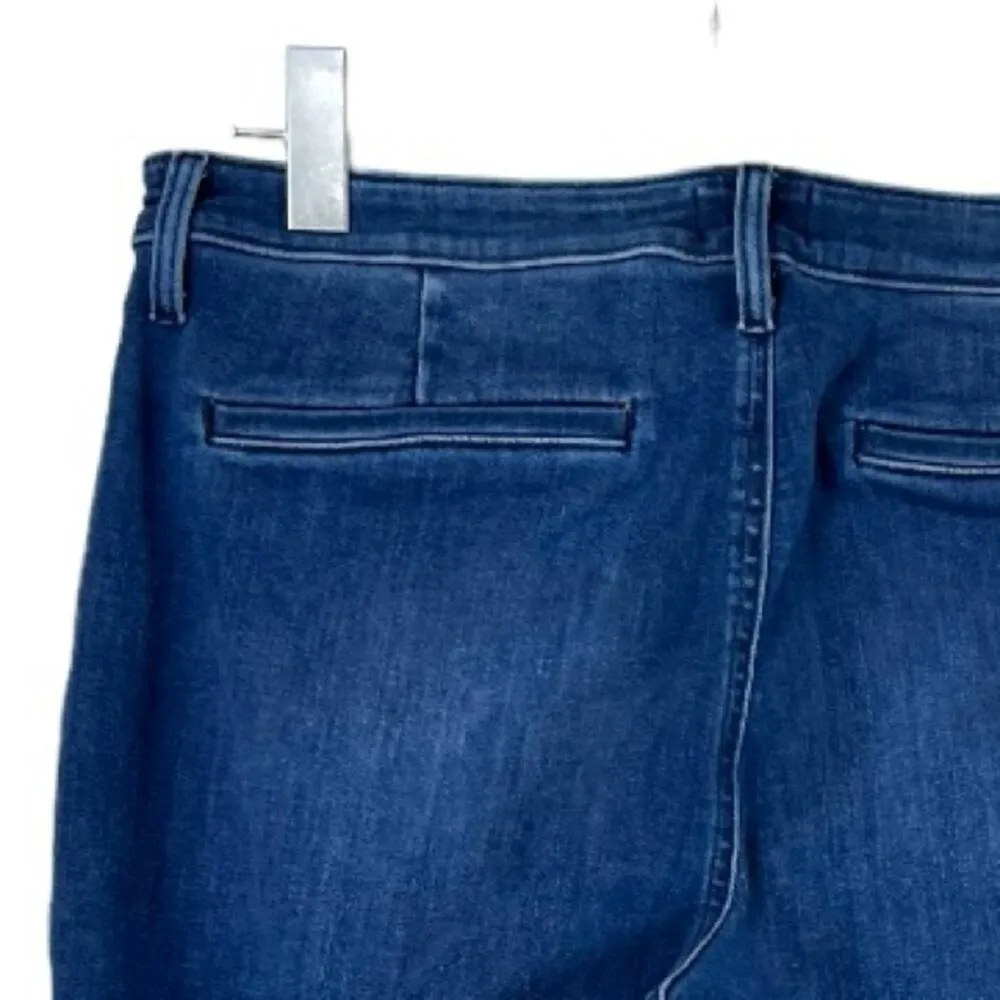 NYDJ Petite Jeans Relaxed Crop Mid Rise Dark Wash Women’s Size 12P - Image 7