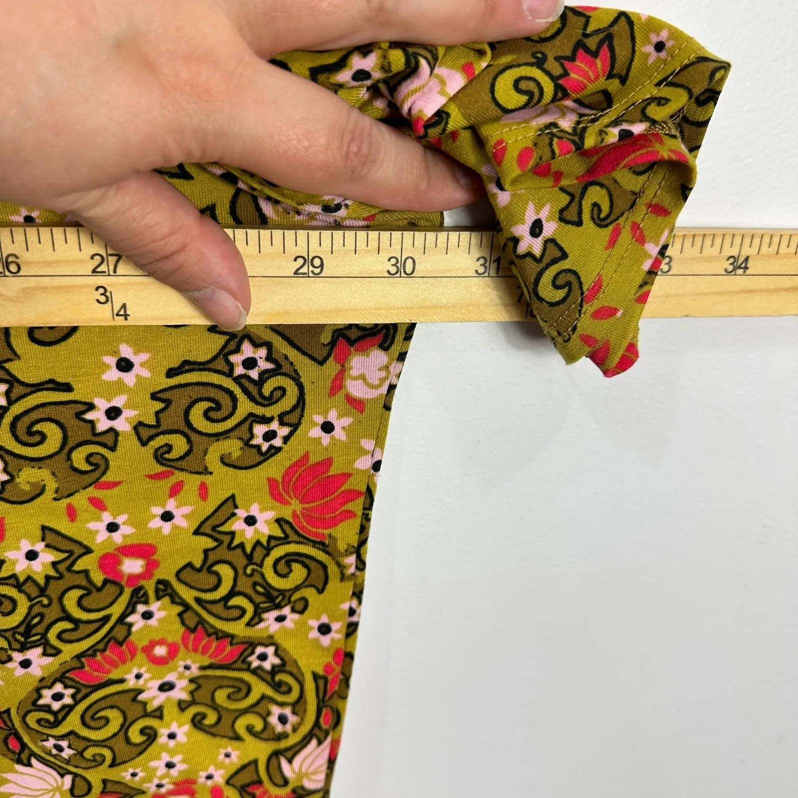 LuLaRoe Irma Tunic 2XL Plus Size Boho Paisley Floral  Oversized Festival Top - Image 6