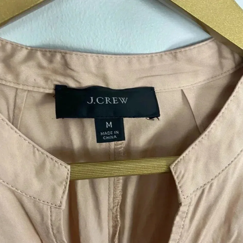 J. Crew Cinched Waist Poplin Dress - Image 8