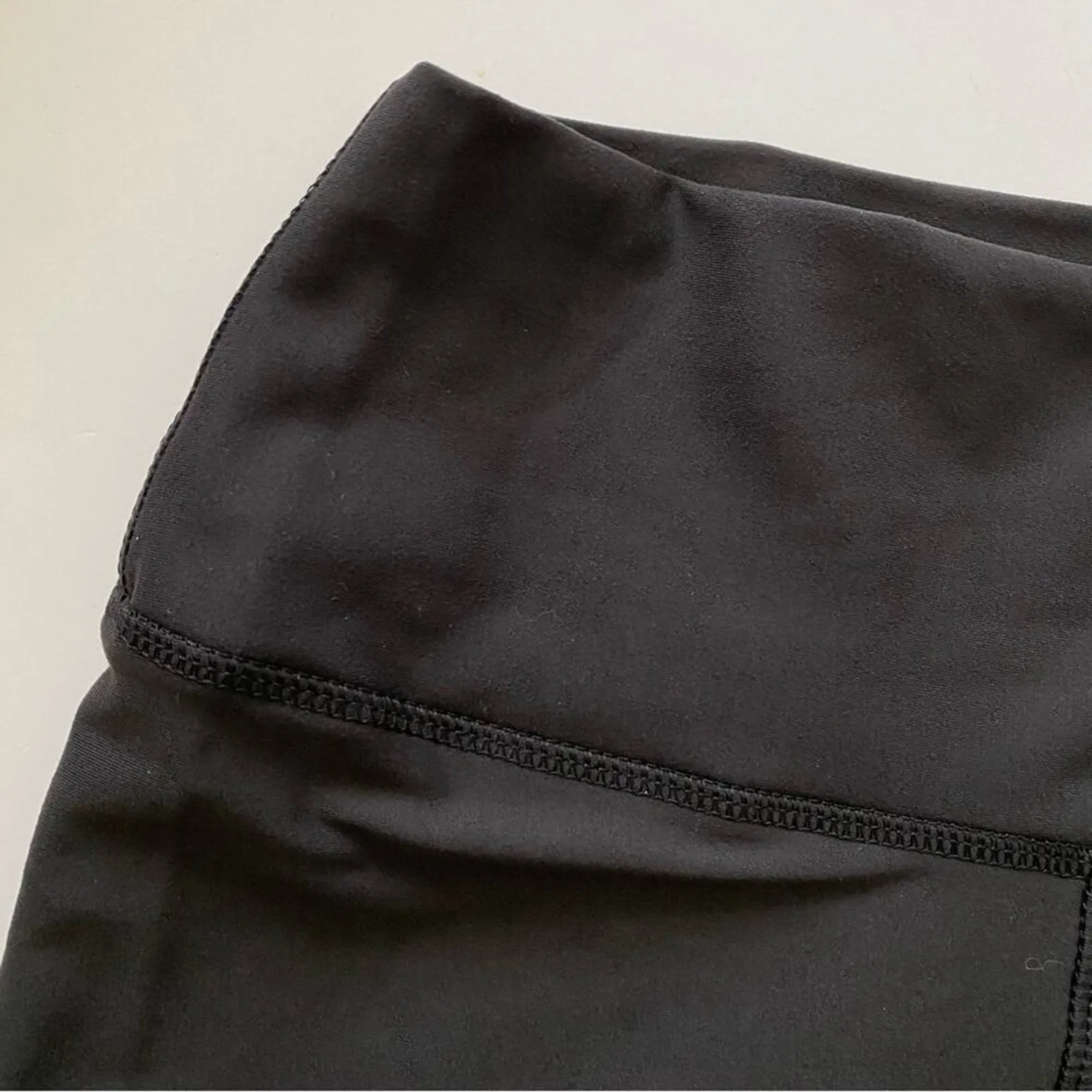 WeWoreWhat Solid Black High Waisted Biker Bike Short M Medium New - Image 3