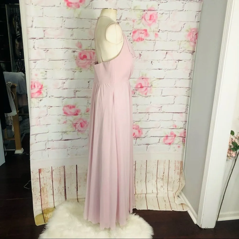 Jenny Yoo bridesmaid dress style jy534 suede rose - Image 9