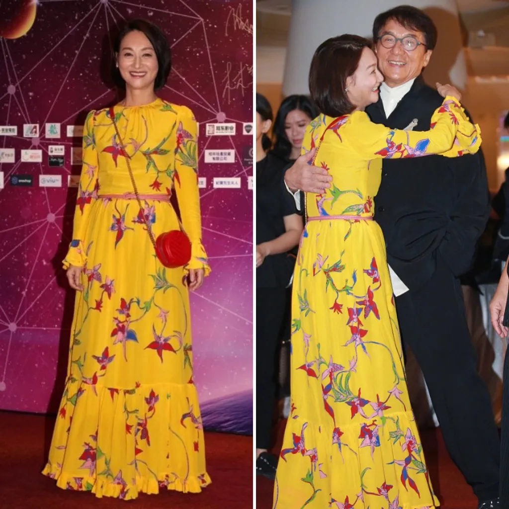 La DoubleJ Summer Visconti Silk Maxi Dress Yellow Floral Print Size XS NWOT - Image 3