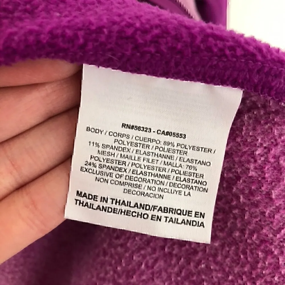 NIKE RUNNING Therma Fit Purple Colorblock Fleece Line Full Zip Sweatshirt Jacket - Image 7