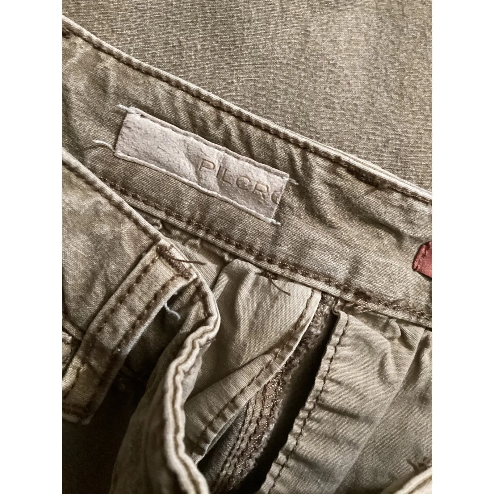 PILCRO Women Brown Wide Leg Crop Pants Size 25 Casual Boho Stretch - Image 5