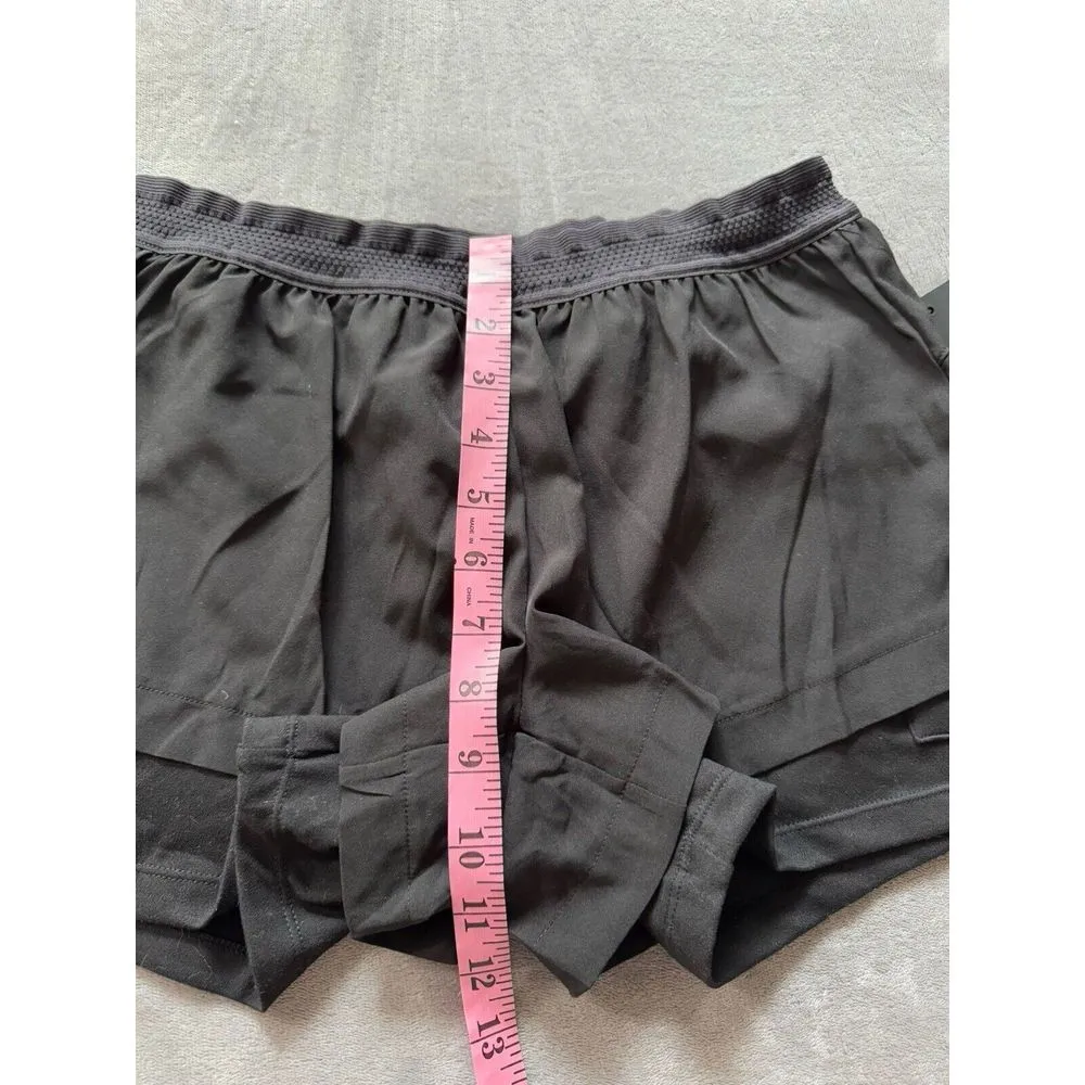 Mono B Tennis Yoga Run Short Golf Lined Medium Performance Fabric Sz Small NWT Black - Image 8
