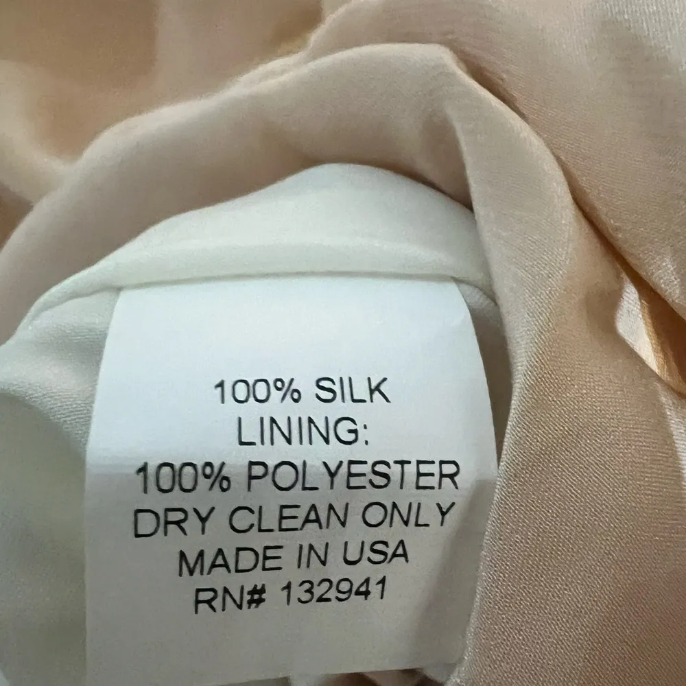 Amanda Uprichard 100% Silk Sheath Mini  Dress Drapey Back Size Small - Image 6