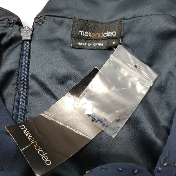 New  Dress Size 8 Formal Dress Chiffon Dress Prom Dress Sleeveless Max & Cleo Dress - Image 7