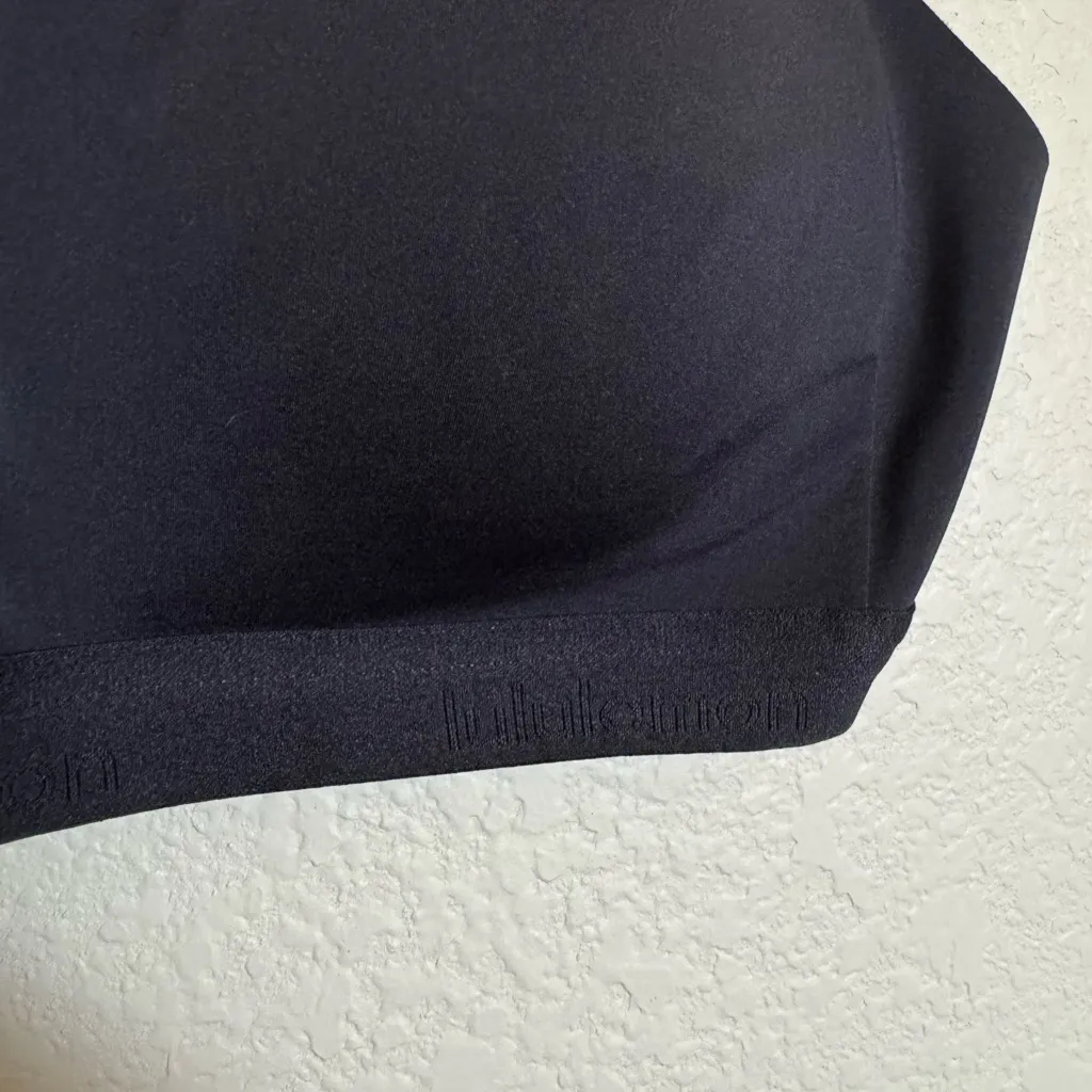lululemon Up For It Bra‎ Sz 36C in Black - Image 4