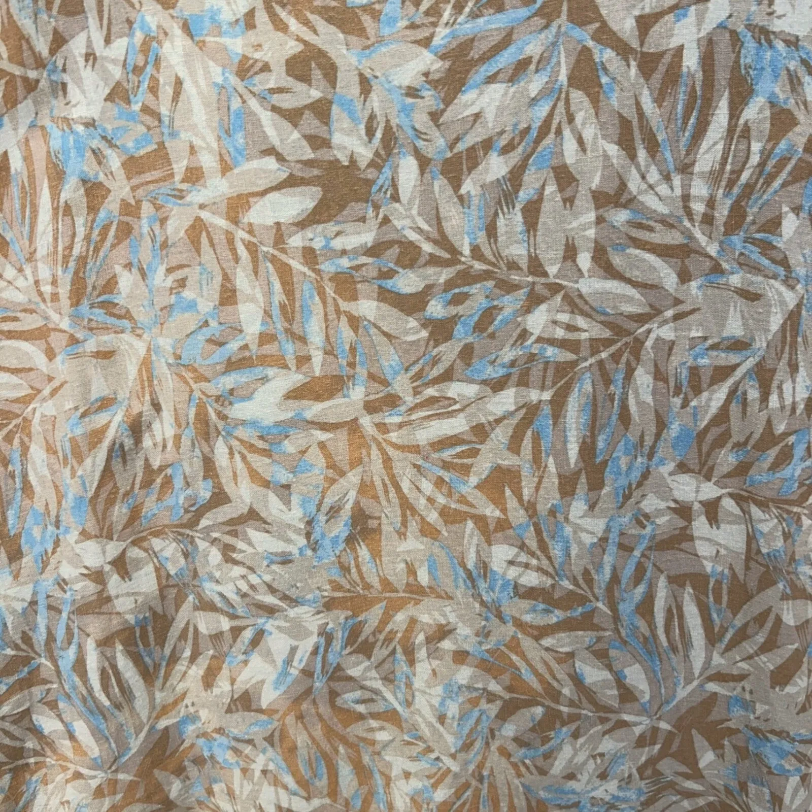 Catherines Womens Tank Dress Size 3X Linen Leaf Boho Travel Resortwear‎ Vacation - Image 7