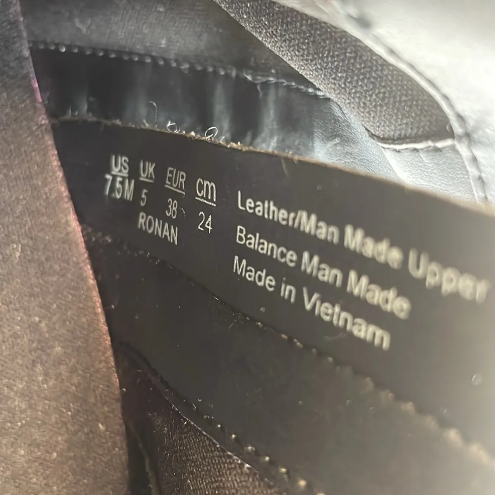 Naturalizer Ronan Black Leather Ankle Boot Strap Silver Buckle Moto Women’s 7.5M - Image 10