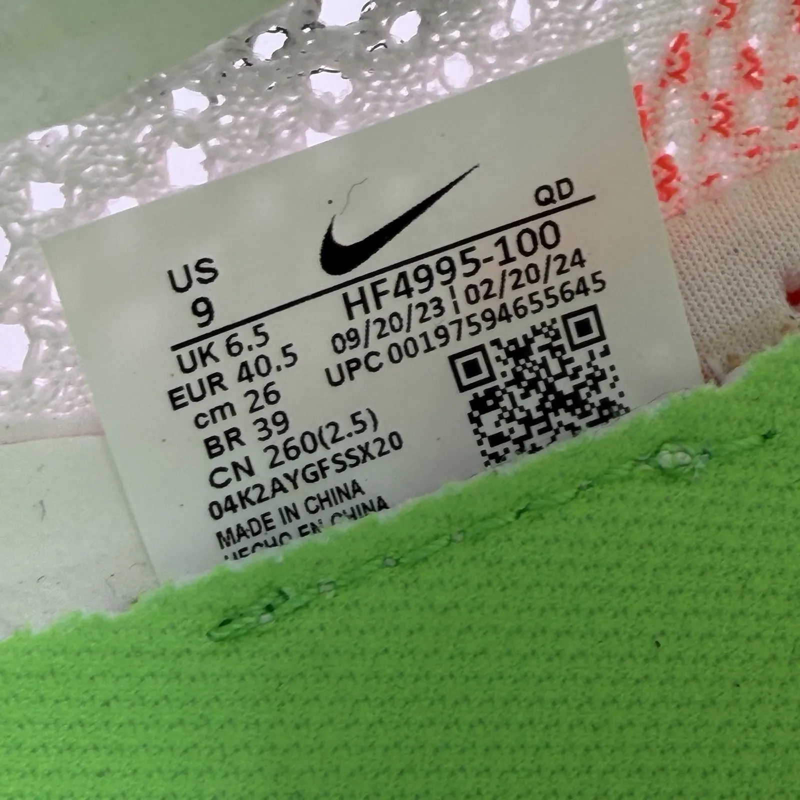 Nike ZoomX VaporFly Next% 3 FK Women's Size 9 White Pink Running Shoe HF4995-100 - Image 9