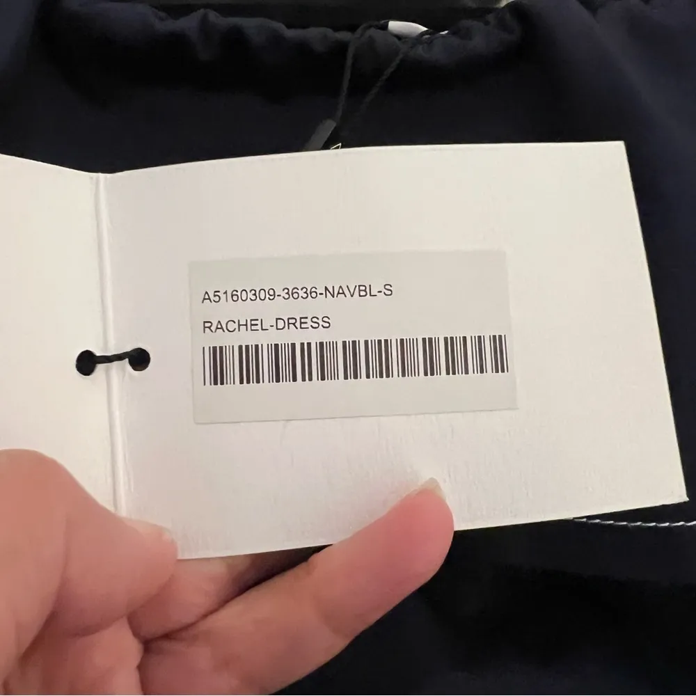 Alexis Rachel Off-the-Shoulder Ruffle Mini Dress Navy Blue NWT S - Image 11