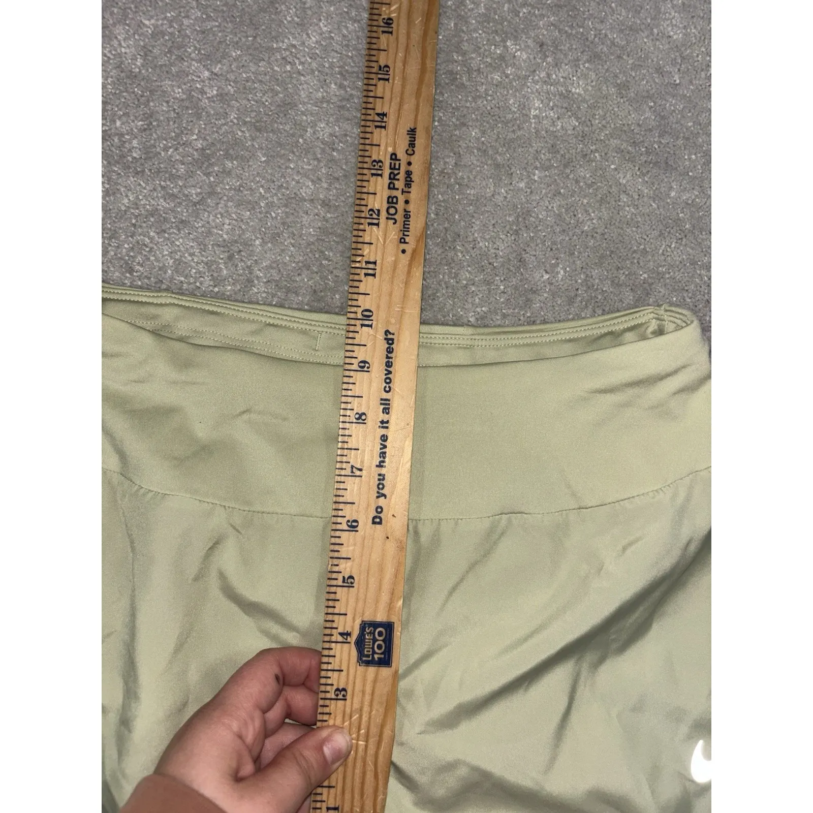 Nike Dri-Fit Crew Running Shorts Women‎ Size Small Brief Liner Sage Green NWT - Image 9