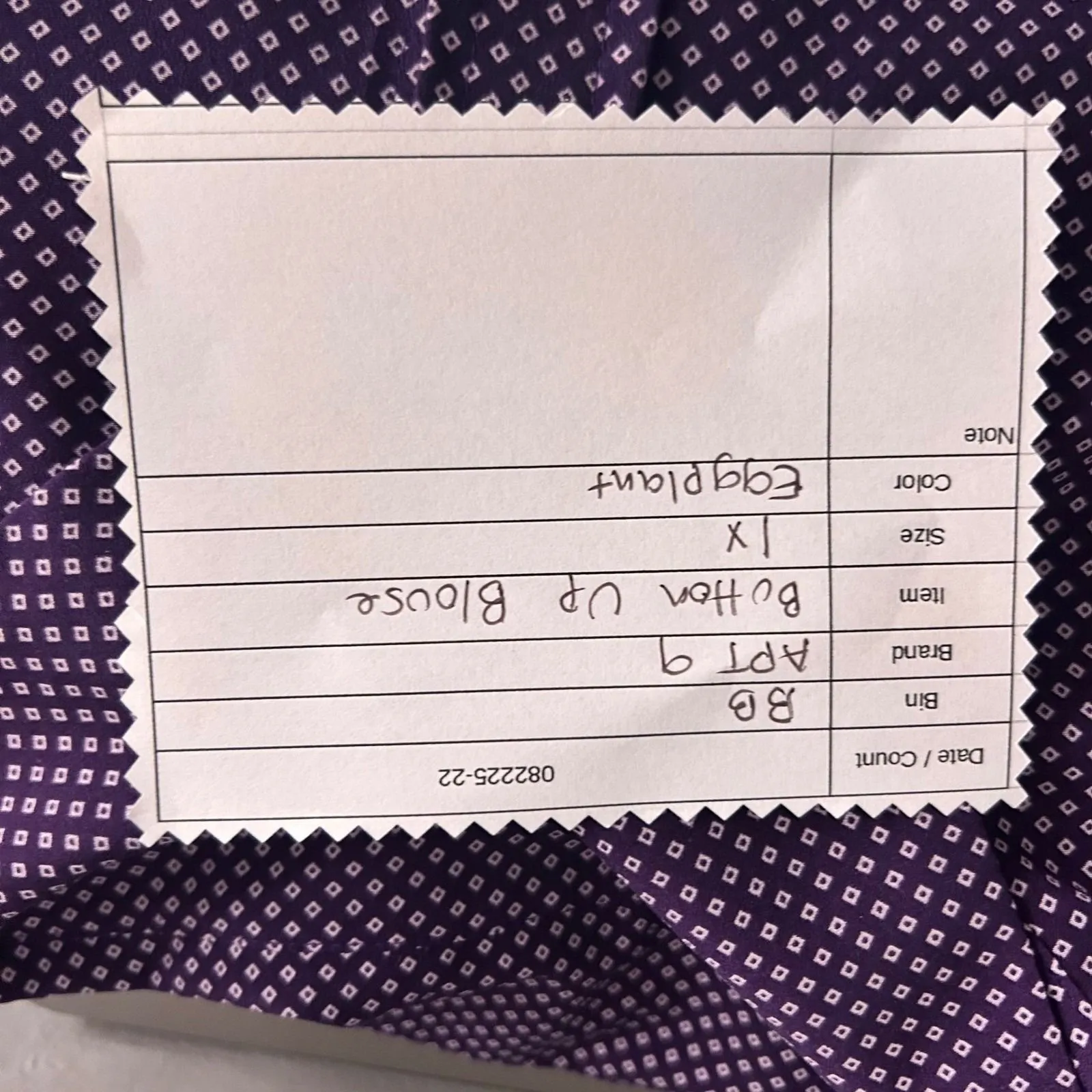 Apt 9 Button Up Shirt‎ Purple 1X - Image 13