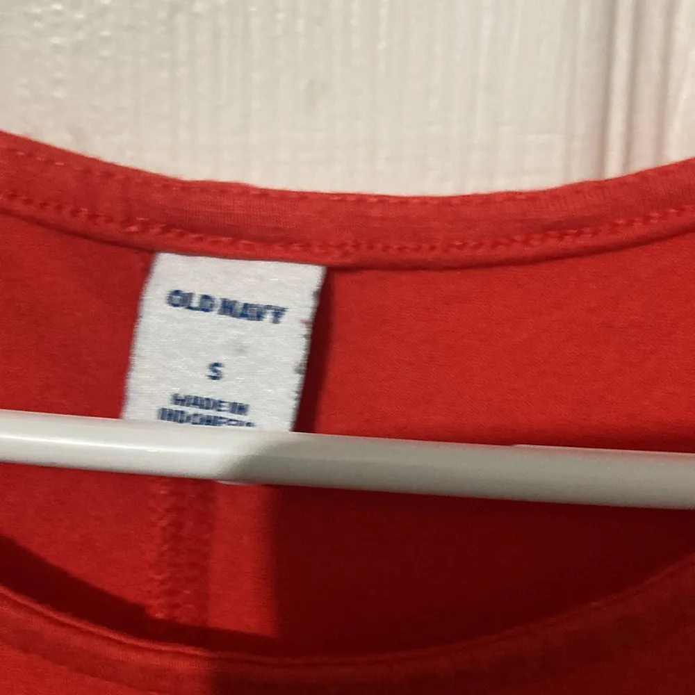 Old Navy Knit Swing Women’s Size Small Orange Color Dress - Image 2