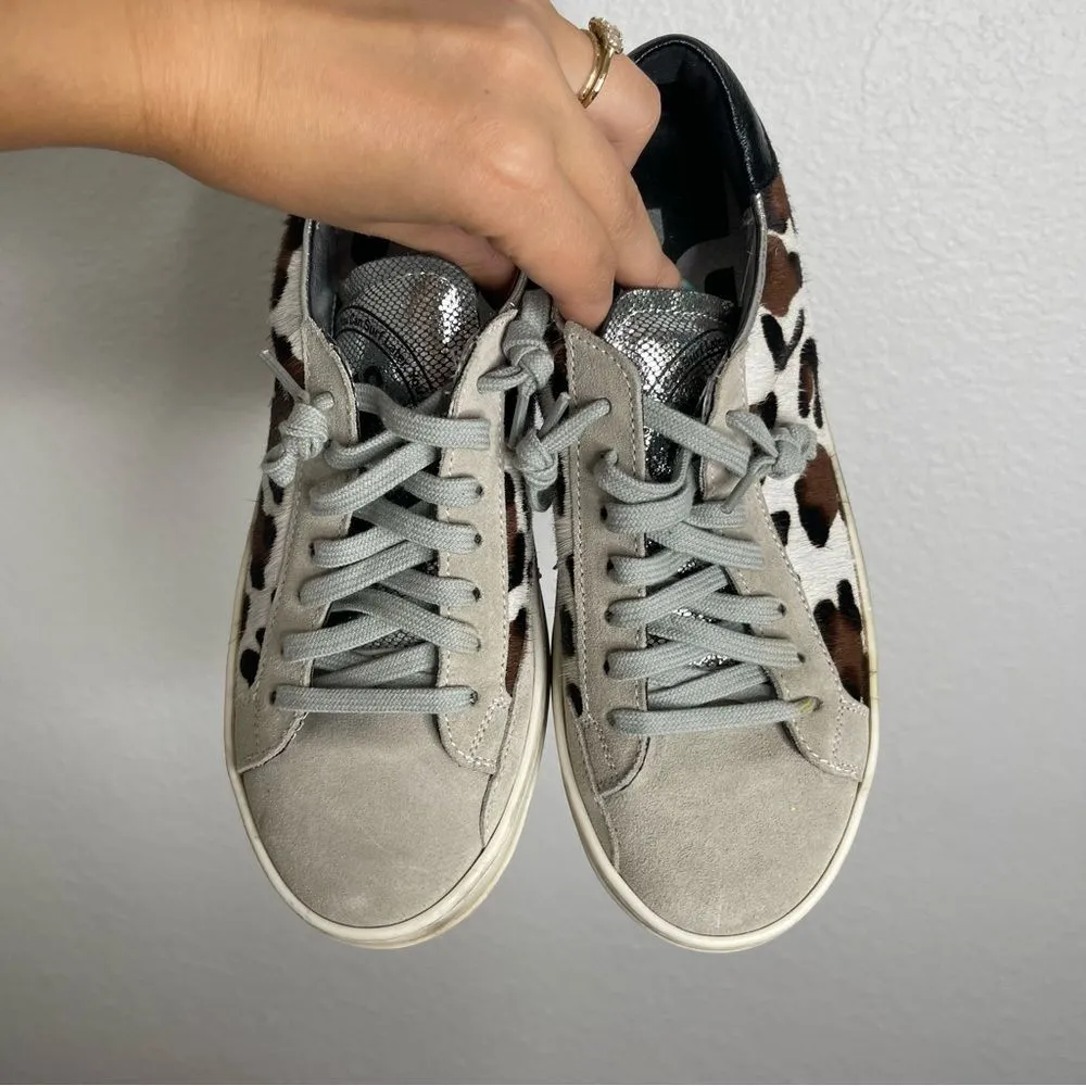 P448‎ John Leopard Sneaker Shoes Size 36 - Image 3