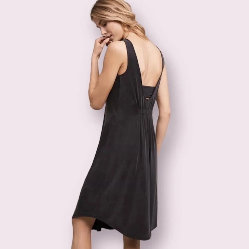 Anthropologie Moulinette Soeurs Black Lizzy Open Back Sleeveless Dress Sz.XL NWT - Image 5