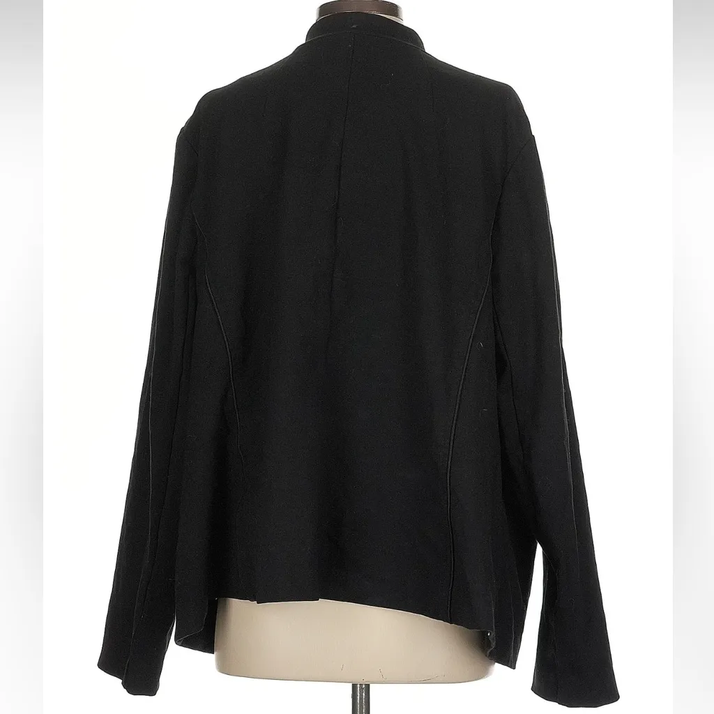 Eloquii  Women's Plus Size 26 The Ultimate Stretch One Button Blazer Career Chic - Image 5