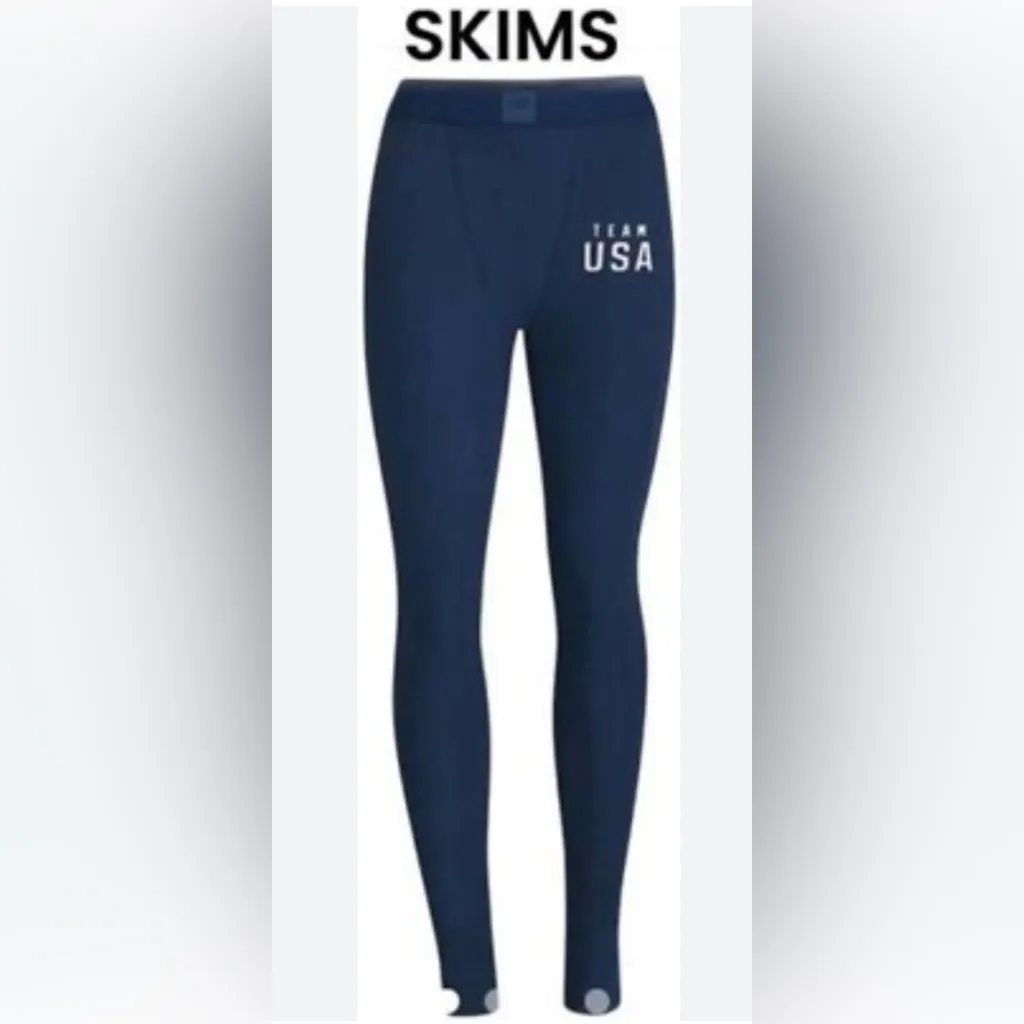 SKIMS Team USA ribbed leggings - Image 4