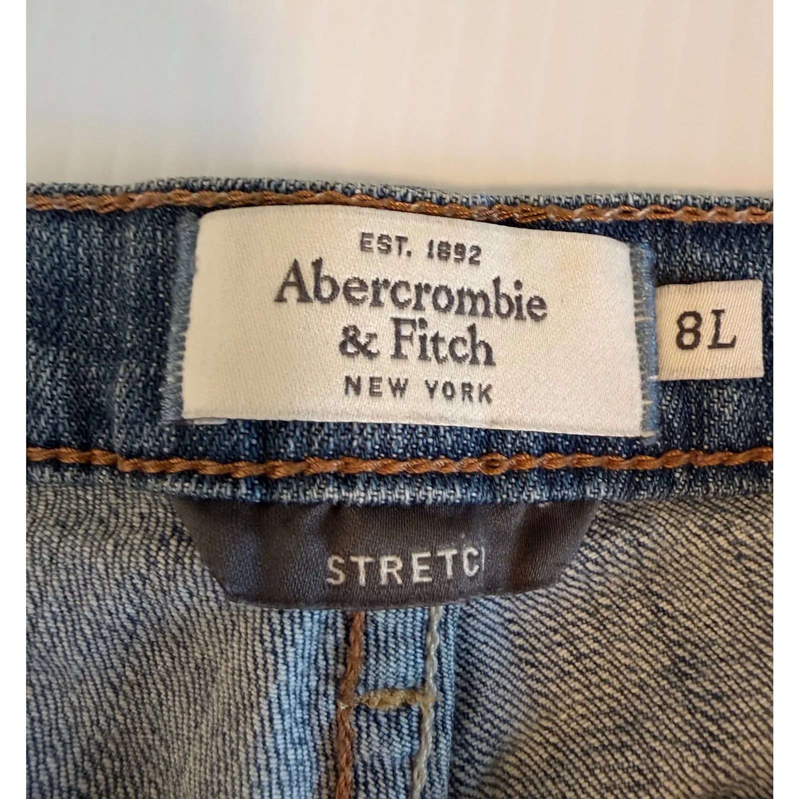 Abercrombie‎ Fitch Emma Bootcut Jeans Medium Wash Stretch Womens 8L - Image 5