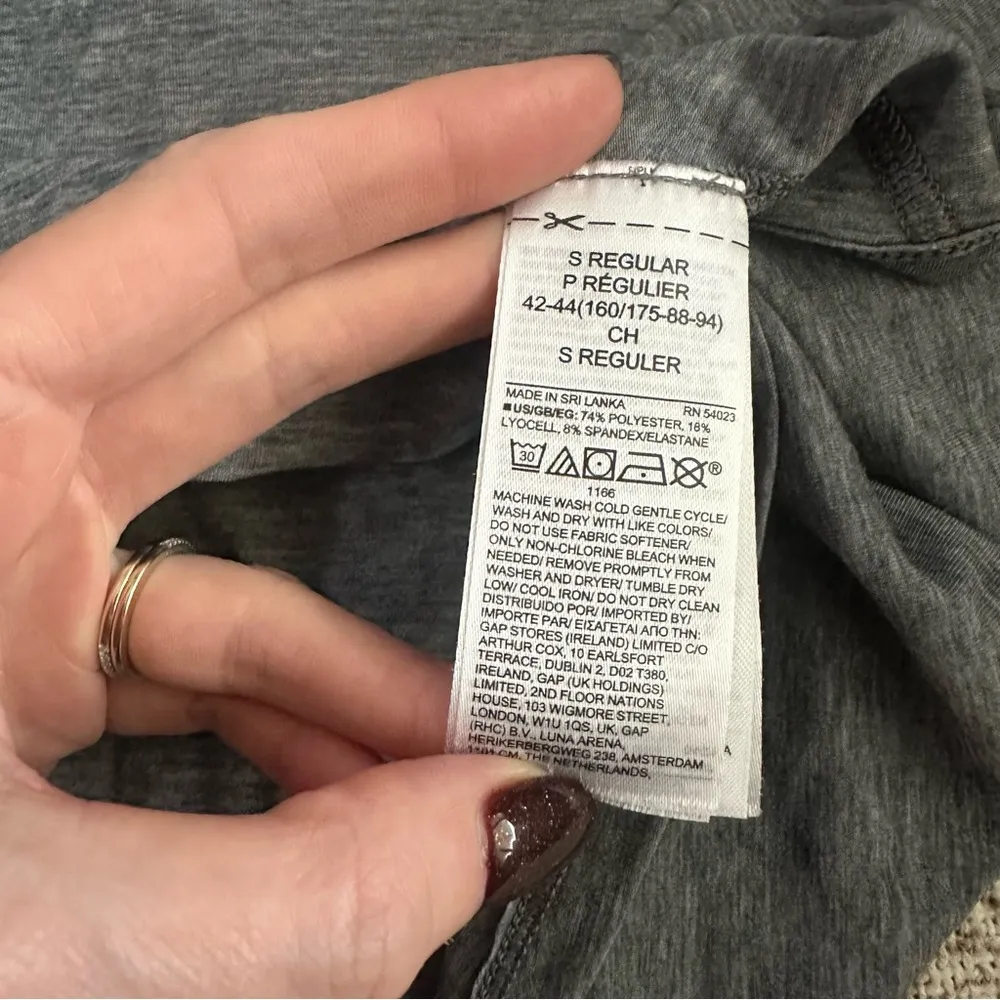 Fit Maternity Heather Grey Breathe Tee Shirt - Image 5