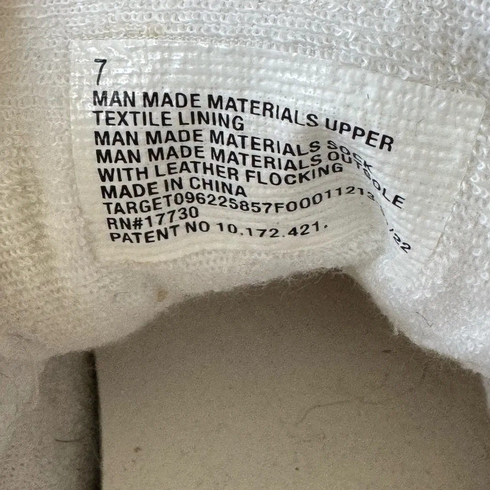 Universal Thread Ivory Pink Flat Platform Sneakers Tennis Shoes Size 7 - Image 4