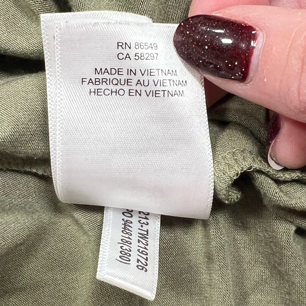 Kauai Soft Stretch Knit Jersey V-Neck Short Sleeve T-Shirt L - Image 12