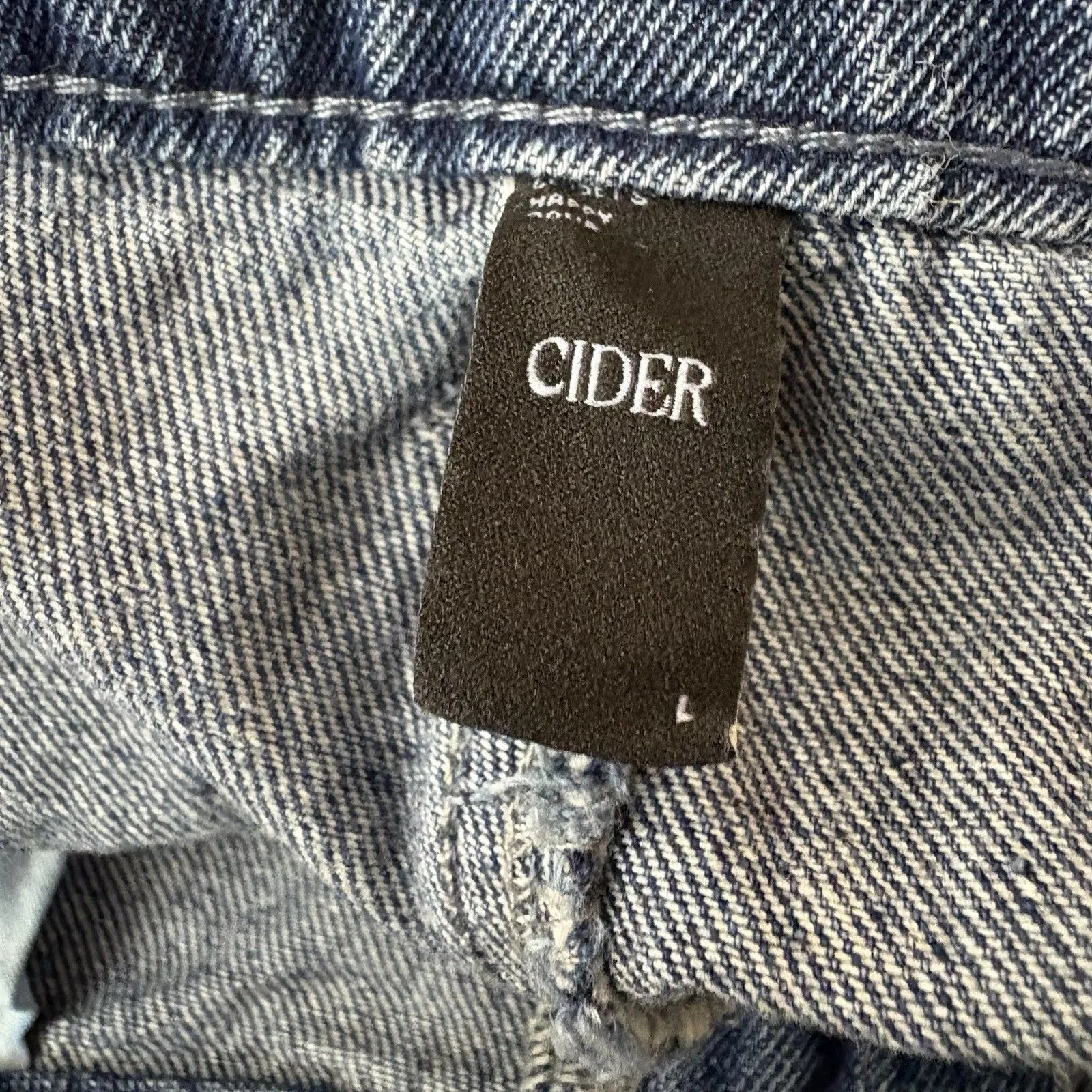 Cider Denim High Waist Tapered Leg Medium Jeans Size Large Womens - Image 4