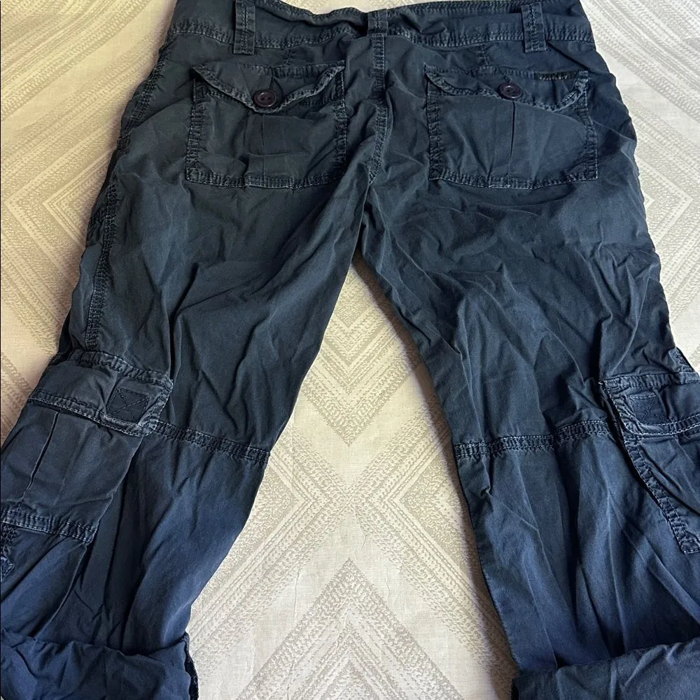 Sanctuary Women’s Deep Blue Cargo Capri Pants Size 28 - Image 6