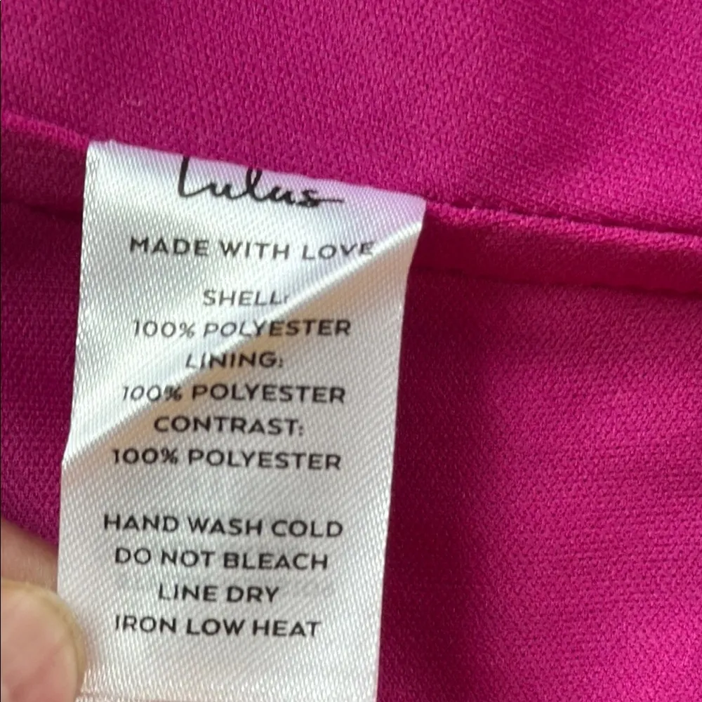 Lulu's Fuchsia Sequin top and Pencil Skirt Pink Size L - Image 9