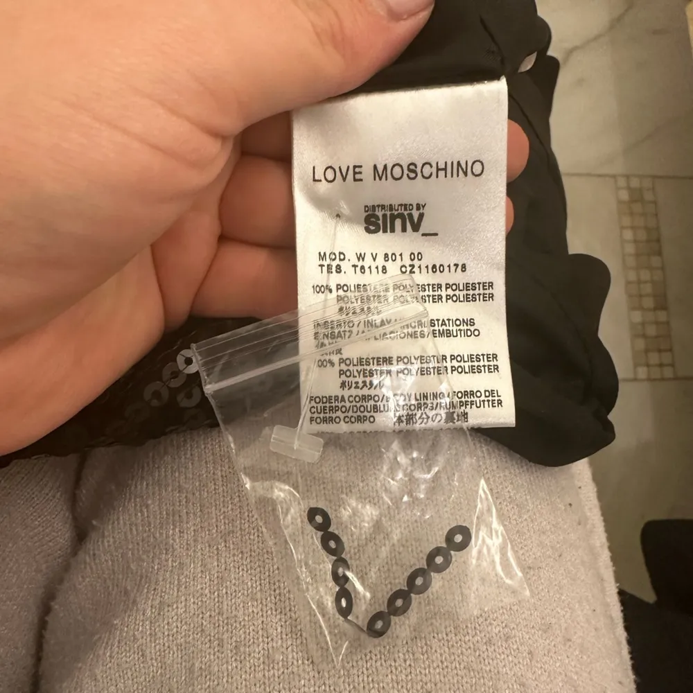 Love Moschino Black Sequence Mini Dress - Image 4